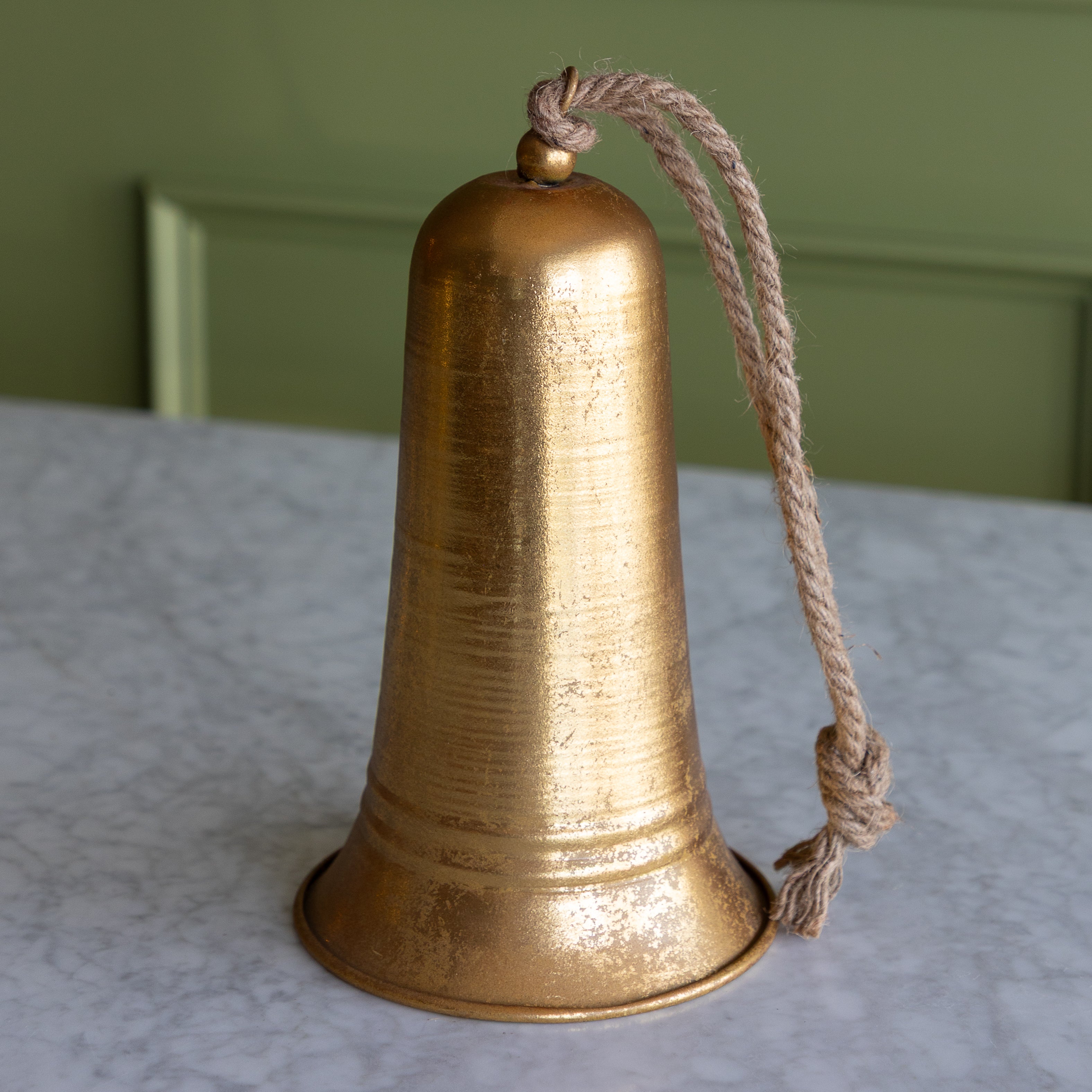 Antique Gold Metal Bell