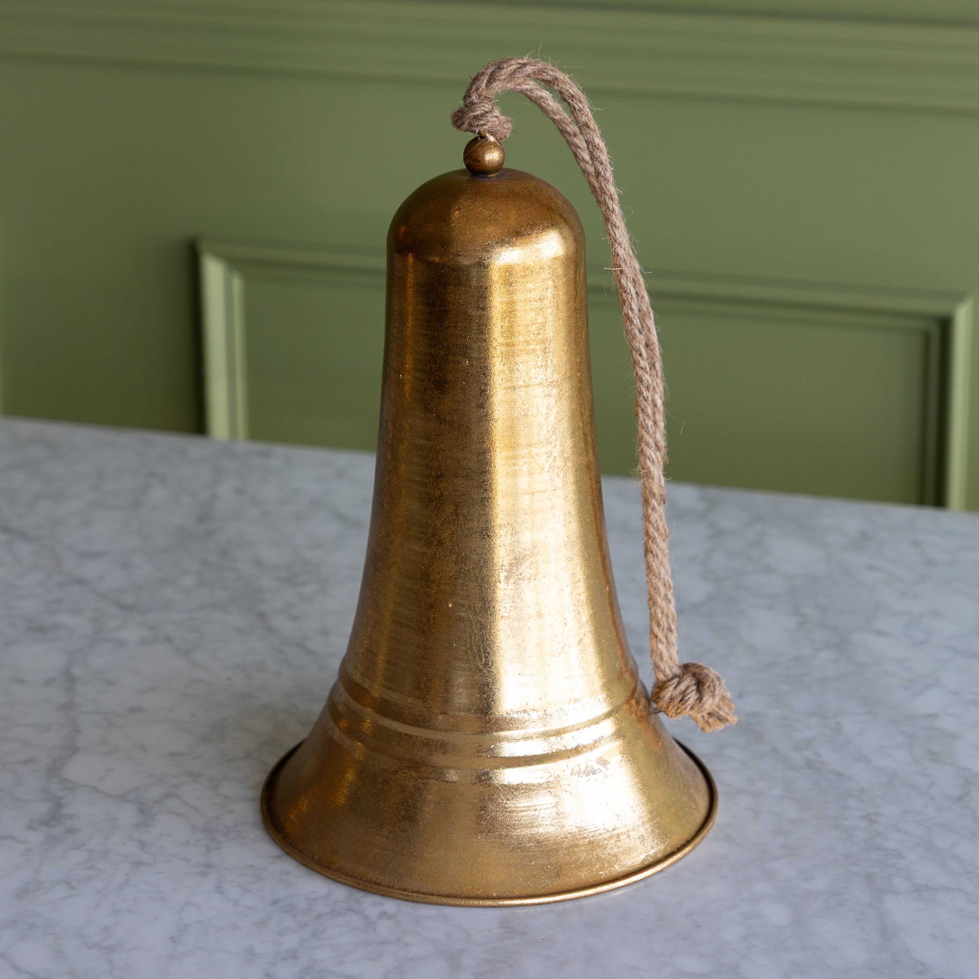 Antique Gold Metal Bell