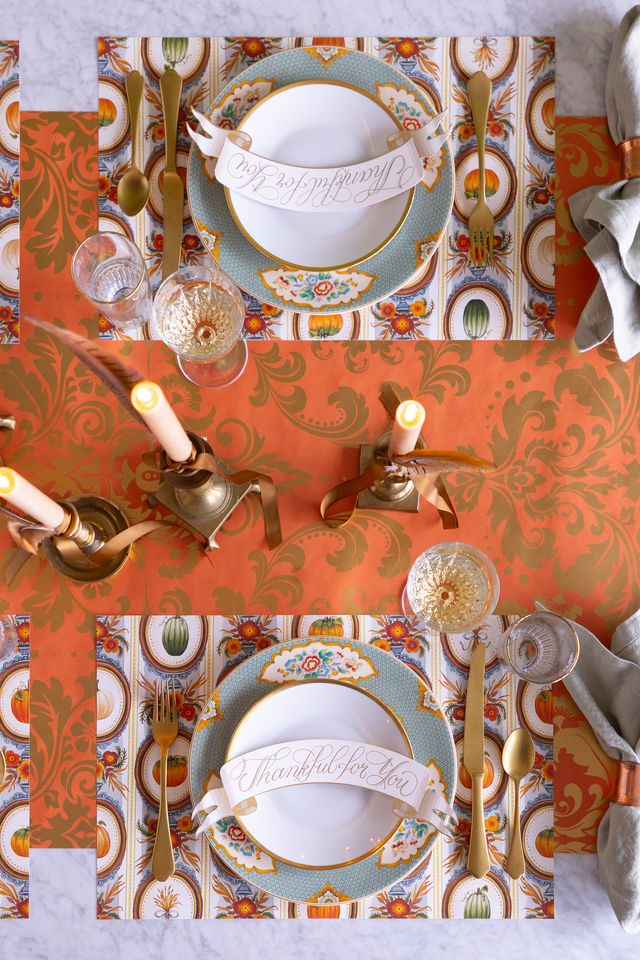 Antique Pumpkin Frame Placemat