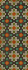 Anna's Garden Vinyl Rug - Pattern 33