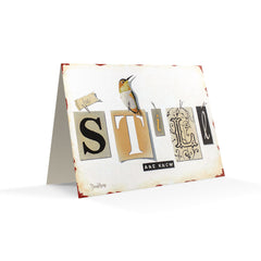 Be Still & Know (Tags) Notecard