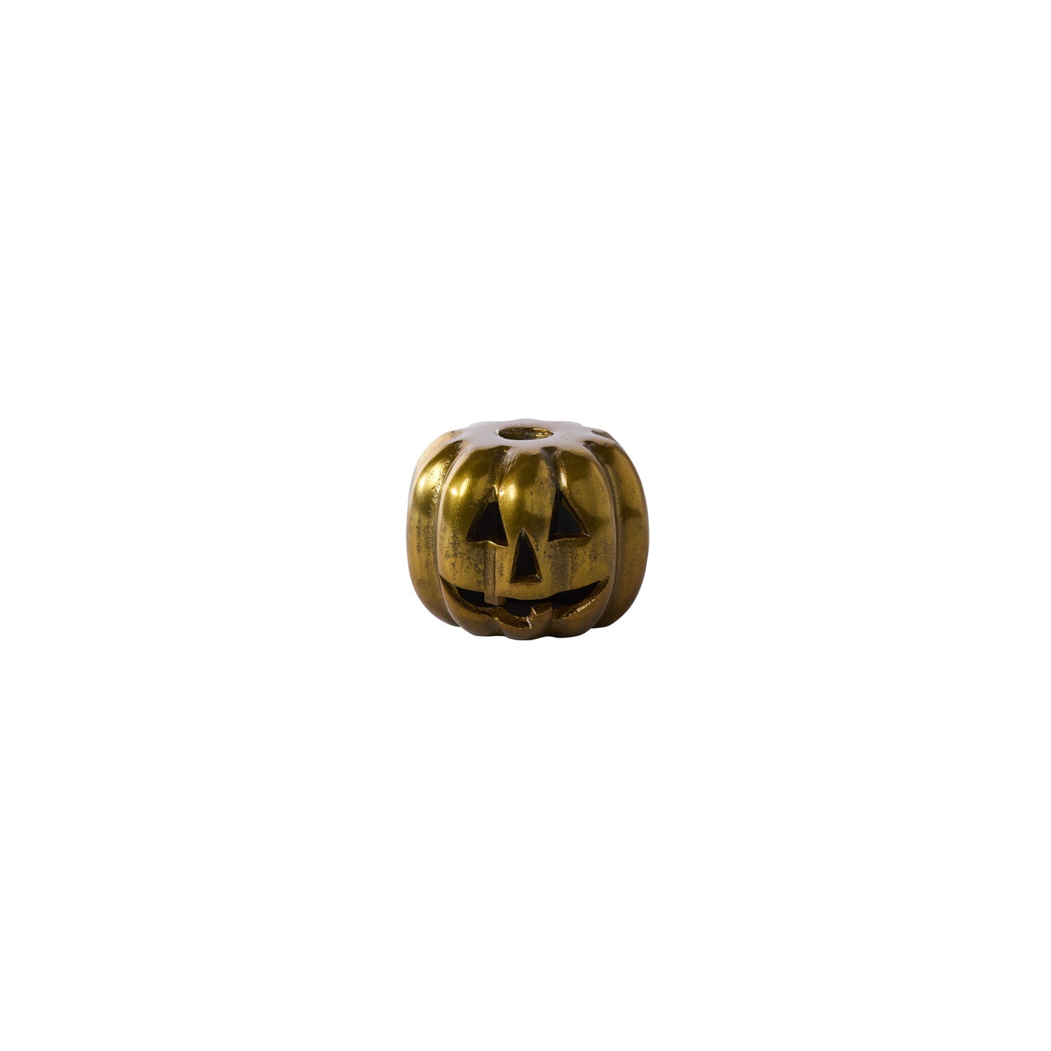 Carved Pumpkin Candleholder