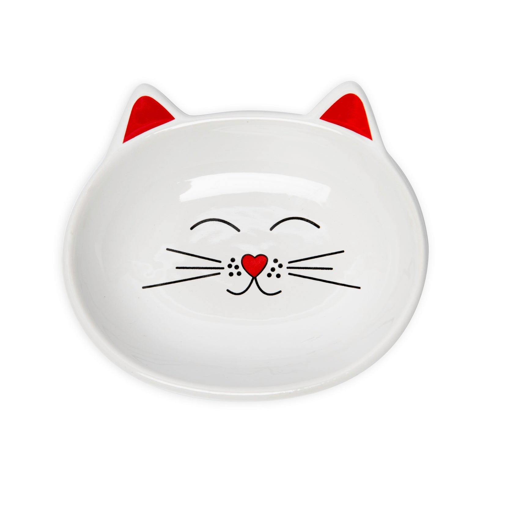 Cat Dish with Face