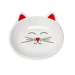 Cat Dish with Face