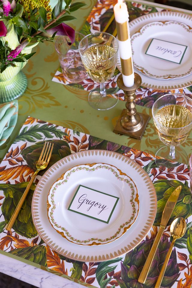 Autumnal Artichokes Placemat