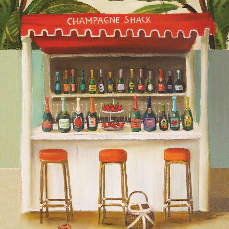Champagne Shack Cocktail Napkin