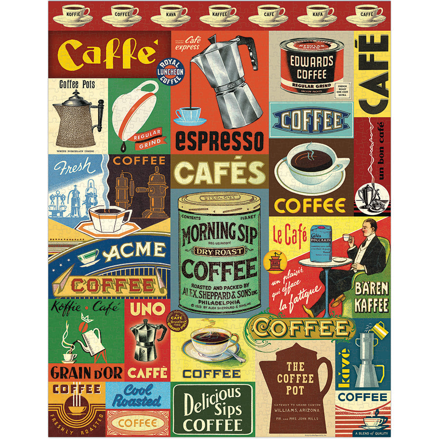 Coffee 1,000 Piece Puzzle
