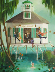 A Dive Bar Called Leggy Shoals Small Art Print