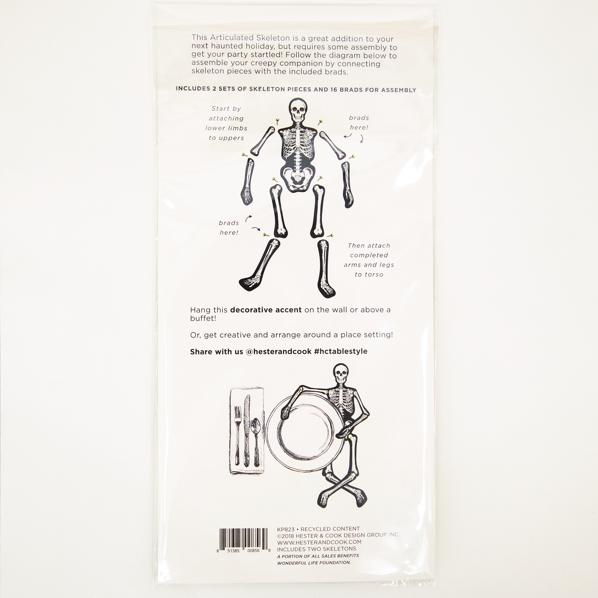 Articulated Skeleton Decorative Accent