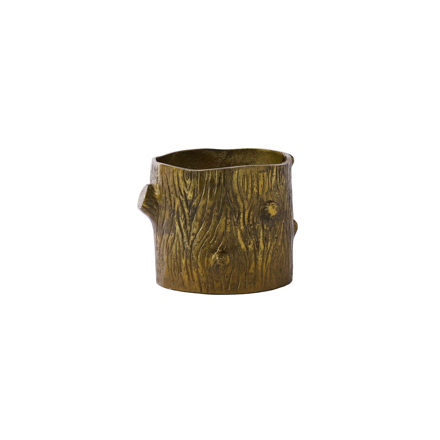 Antiqued Gold Bark Vessels